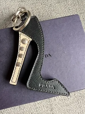 Prada stiletto key chain bag charm thumbnail 3