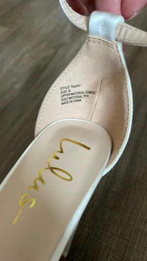 Lulus Taylor Ivory Satin Heels thumbnail 3