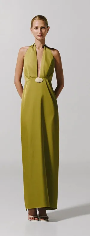 BAOBAB Guapi Maxi Dress Green Size M thumbnail 1