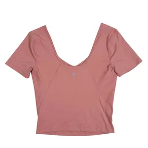 Lululemon Align T-Shirt Size 4 Pink Clay Cap Sleeve Yoga Pilates Ballet Lounge thumbnail 3