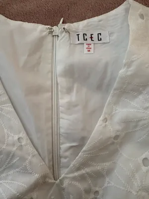 White Romper thumbnail 3