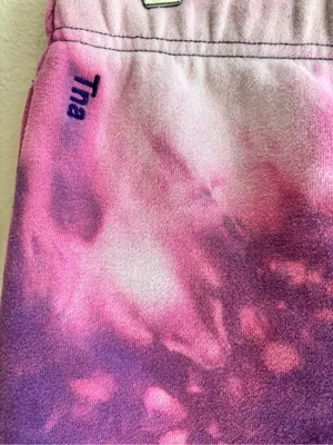 Tie-Dye Pink & Purple Lounge Shorts thumbnail 5