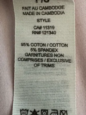 Garage Y2K Light Gray Crop Top with Black Trim and White Stripe, size S Petite thumbnail 5