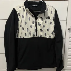 The North Face 1/2 Zip Fleece Patterned Pine-cone Jacket thumbnail 2