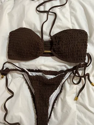 Brown Bikini set thumbnail 1