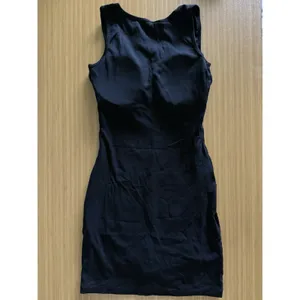 Popilush NWT Shapewear Modal Sculpting Mini Tank Dress Medium Black Ribbed Knit thumbnail 11