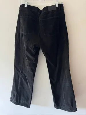 Ralph Lauren Jeans Company Vintage‎ Classic Bootcut Corduroy Pants Sz 10 Black thumbnail 3