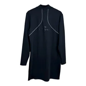 Nike‎ Sportswear Black Mock Neck Long Sleeve Bodycon Dress XL thumbnail 3