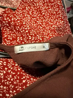 Cupshe Brown Puff-Sleeve Mini Dress thumbnail 3