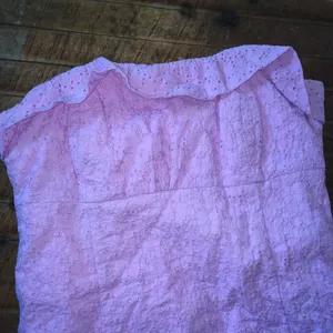 Lilly Pulitzer 0 pink eyelet strapless dress thumbnail 3