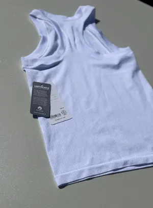 Athleta NWT   White Tank Razorback XS thumbnail 1