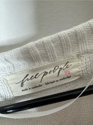 Free People Spring Street Pullover in Optic White large thumbnail 5