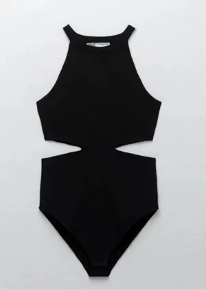 ZARA Cutout Bodysuit thumbnail 2
