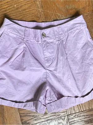 A New Day Purple lavender shorts women’s size Medium in excellent condition ~ Cottage Vibe thumbnail 2