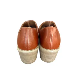 Cynthia Rowley Eddie Cognac Brown‎ D'Orsay Block Heel Booties Womens 7.5M thumbnail 5