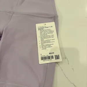 Lululemon align shorts size 2 purple lilac ether 6” inseam nwt thumbnail 4