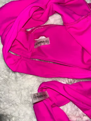 NWT Zaful Hot Pink Bikini Set  thumbnail 5