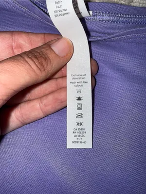 NWOT Lululemon Back in Action Long-Sleeve Shirt *Pique Dark Lavender‎ size 2 thumbnail 4