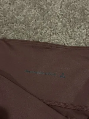 Abercrombie & Fitch Metallic Leggings Mauve thumbnail 5