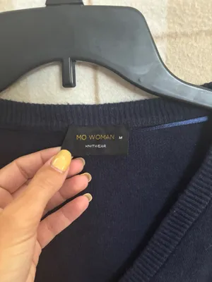 Navy Blue Women's Cardigan Size M thumbnail 2