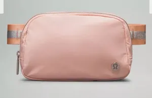 Lululemon NWT Everywhere Belt Bag blush pink Reflective Strap 1L thumbnail 1