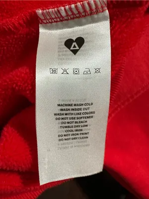 Aelfric Eden Star Color Contrast Oversized Hoodie size XS red thumbnail 8