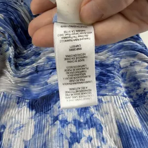 Dress The Population Violetta Maxi Dress XL Blue Floral‎ Pleated Ruched Wedding thumbnail 11