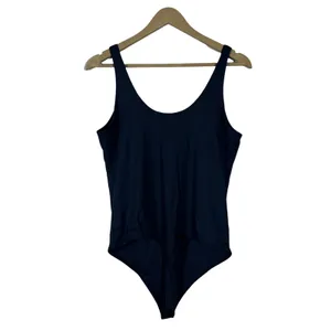 Abercrombie & Fitch Soft A&F Collection Solid Bodycon Black Minimalist Size L thumbnail 4
