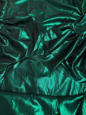 Pomander Place Tuckernuck Lilith Dress Emerald Green Midi Statement Sleeve L NWT thumbnail 6