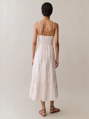 NWT Few Moda Jacey Cotton Dress size 10 Sorella floral midi lace heirloom bloom thumbnail 4