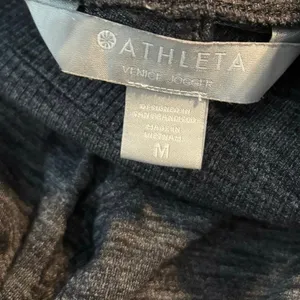 Athleta Size M Venice Jogger Pants Spacedye Grey Gray thumbnail 4