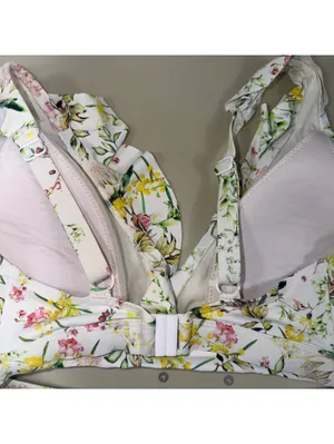 Nip Tuck Swim Floral Bikini Swimsuit Size 6 thumbnail 9