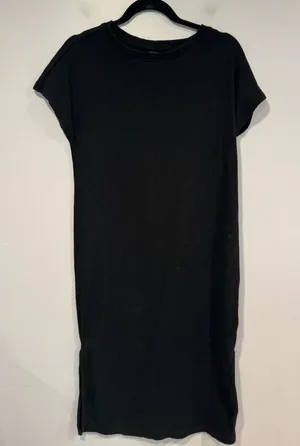 Black ribbed old navy‎ maxi dress thumbnail 1