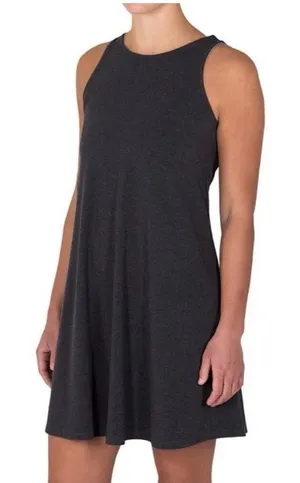 Free Fly Bamboo Flex Mini Dress Heather Black UPF 50+ Athletic Athleisure Sporty thumbnail 1