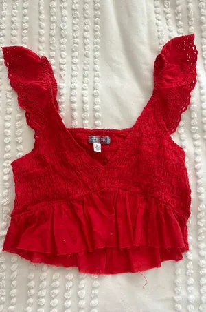 Urban Outfitters Red Top thumbnail 1