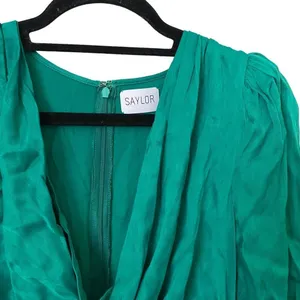 SAYLOR Adrienne‎ Satin Cowlneck Dress NWT Sz Sm thumbnail 4