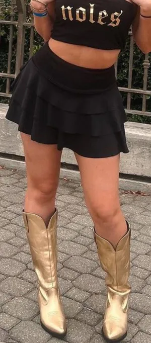 Cowboy boots Gold Size 6.5 thumbnail 3