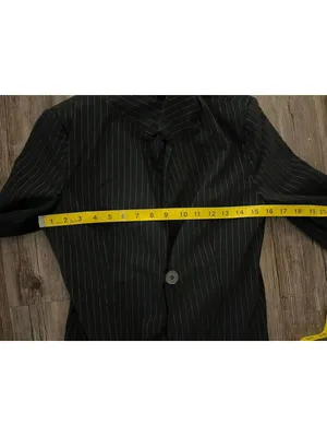 Urban Outfitters Black Pinstripe Blazer Women's XS Preppy thumbnail 5