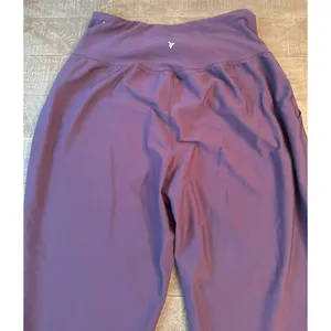 Old Navy Women's Active Purple Powersoft High Rise Go Dry Joggers Size Large thumbnail 7