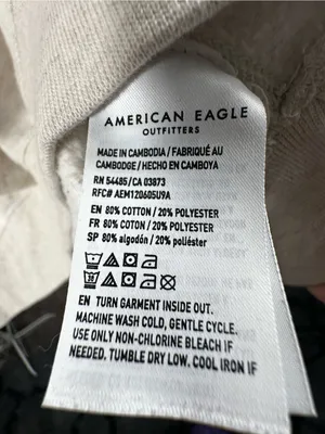 B88. American Eagle Outfitters Oatmeal Mountain. Cabin Oversized Crewneck thumbnail 5