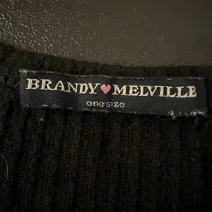 Brandy Melville Black Ribbed Knit Mini Dress One‎ Size thumbnail 2