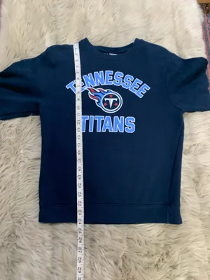 NFL Team Apparel Tennessee Titans Crewneck Sweatshirt Small thumbnail 4