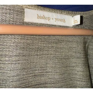 Bishop + Young By Anthropologie Twist-Front Shimmer Crop Top‎ Women's Size Small thumbnail 6