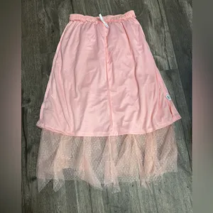 Live 4 Truth Asymmetrical Pink Tulle Skirt thumbnail 7