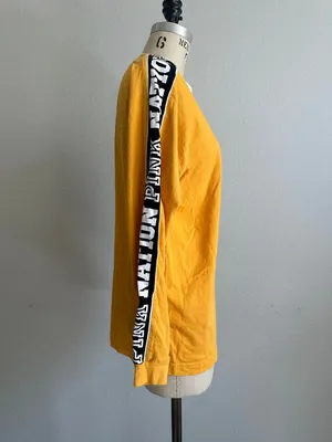 Pink Victoria's Secret Long Sleeve Yellow Pink Nation Tee Size S thumbnail 6