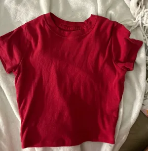 Hollister Red  Baby Tee thumbnail 1