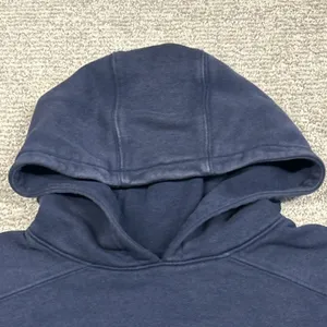 Nuuds Hoodie Womens Small Navy Blue Cropped Sweatshirt Lounge thumbnail 2