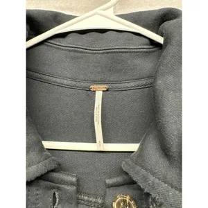 Free People Ruby Jacket Small Incense Black Gray Fleece Shacket Size Small thumbnail 2