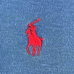 Ralph Lauren Vintage 90s Classic Blue Short Sleeve Soft Polo Shirt Womens S thumbnail 5