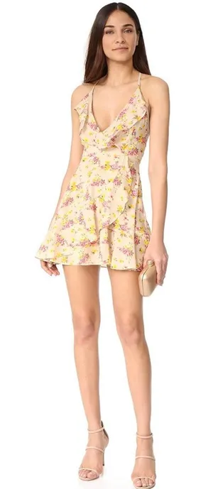 Nightwalker Women's The Copa Floral Mini Dress, Small - New! thumbnail 1